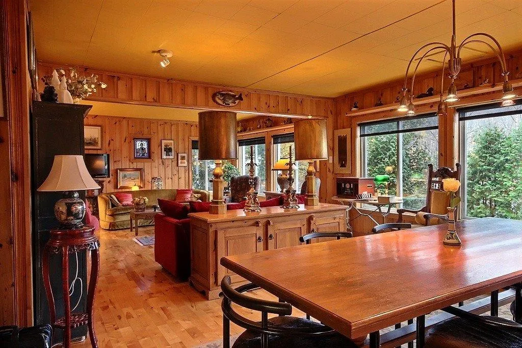Chalet Lac à la Pêche Mauricie — intérieur