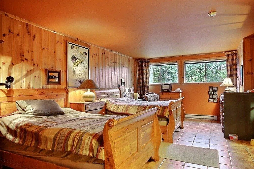 Chalet Lac à la Pêche Mauricie — intérieur